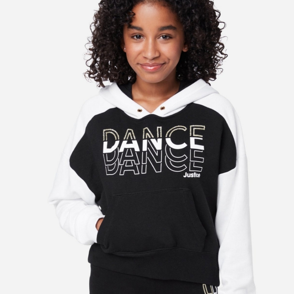 Sport Graphic Color Block Hoodie